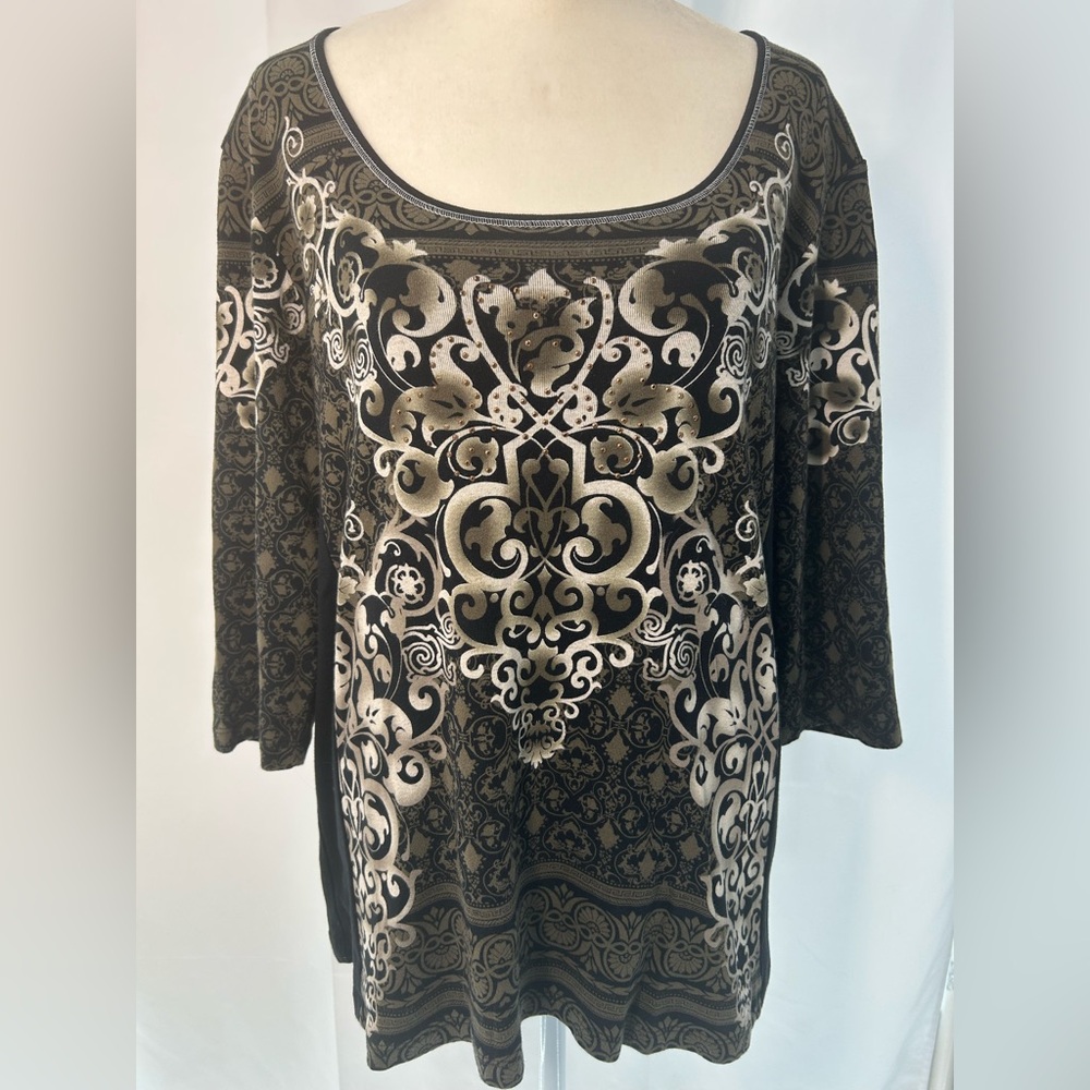 VTG Y2K VANILLA SUGAR Studded Top